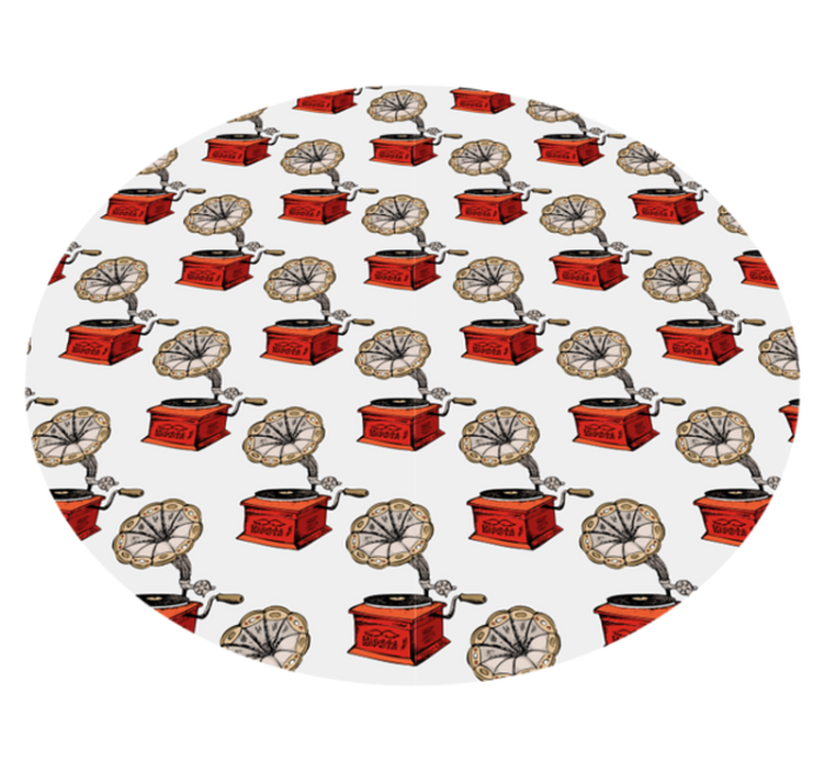 Vinylmatta textur retro musiklådor - Tenstickers