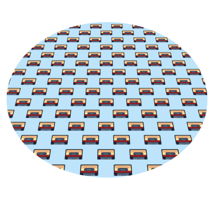 Vinylmatta årgång retro kassettkoncept - Tenstickers
