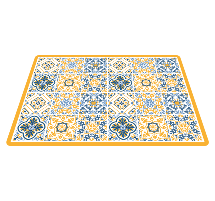 Färgglada badrumsmöbler i södra mönstret - Tenstickers