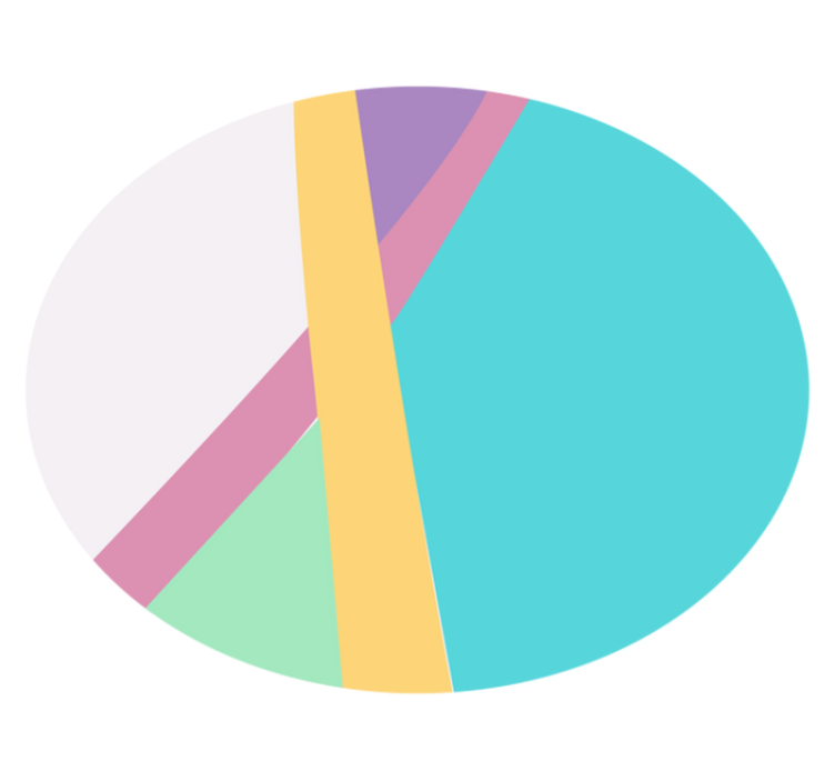 Vinylmatta minimalistisk med djärva färgblock - Tenstickers
