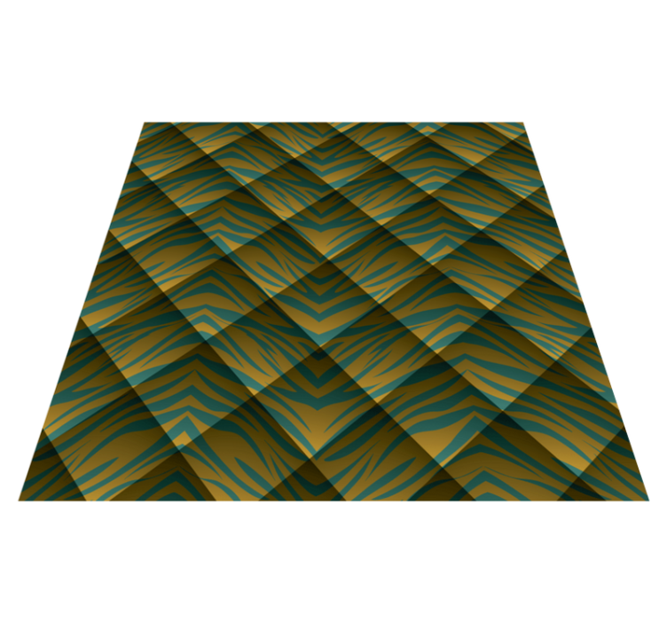 Vinylmatta djurtryck zebra mönster fusion - Tenstickers