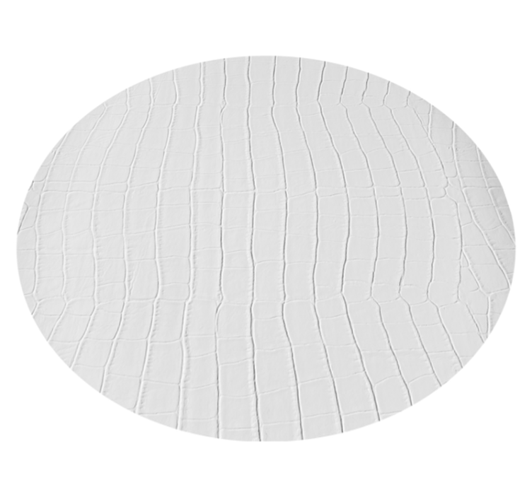 Vitt krokodilmönster Vinylmatta djur - Tenstickers