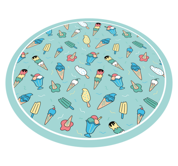 Fryst godis glädje Andra Vinylmattor - Tenstickers