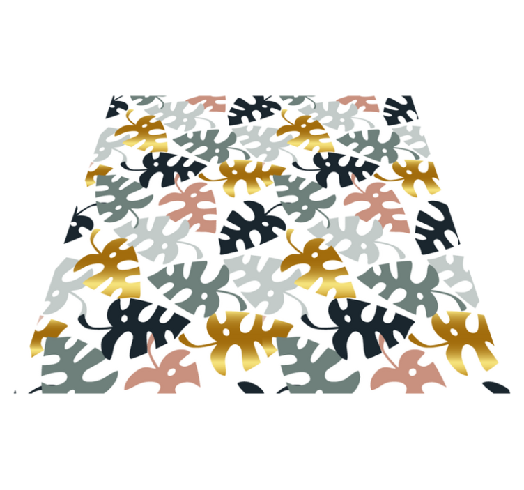 Vinylmatta natur blademblem - Tenstickers