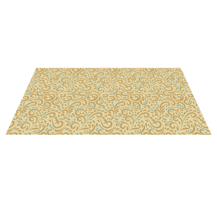 Botaniskt virvelelement Vinylmatta blommor och växter - Tenstickers