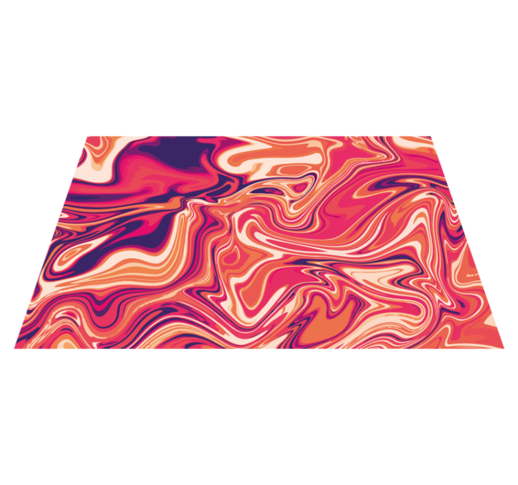 Livfullt snurrmotiv Vinylmatta modern - Tenstickers