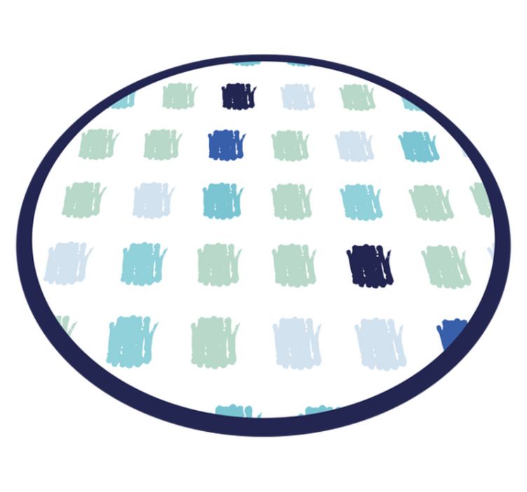 Målarfärg i nyanser blå nordisk vinylmatta - Tenstickers