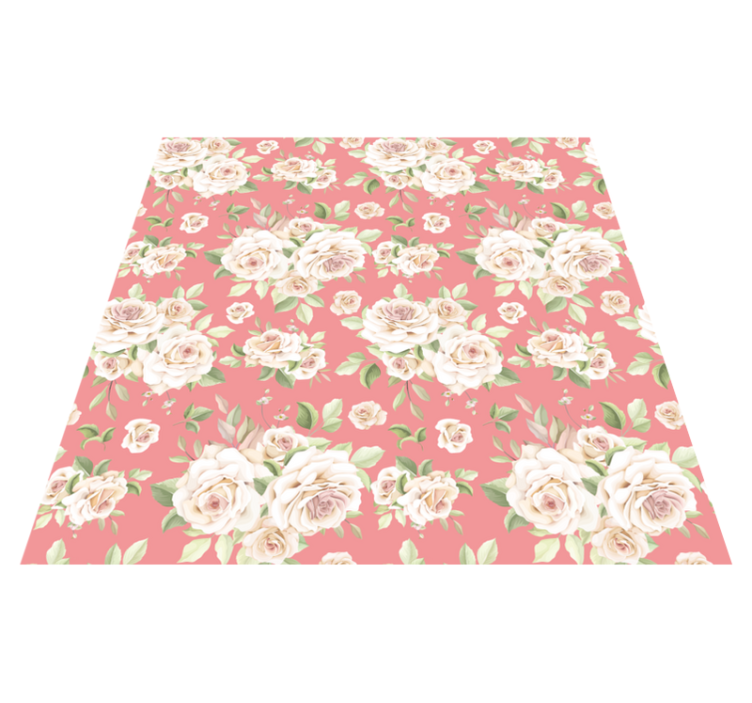 Vinylmatta blommor och växter blomster elegans - Tenstickers