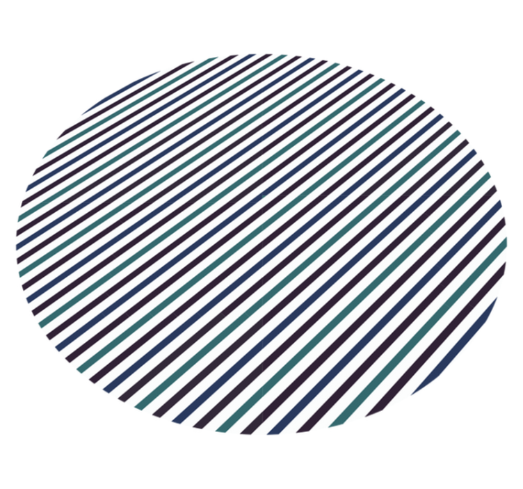 Grått och grönt Vinlymatta randiga - Tenstickers