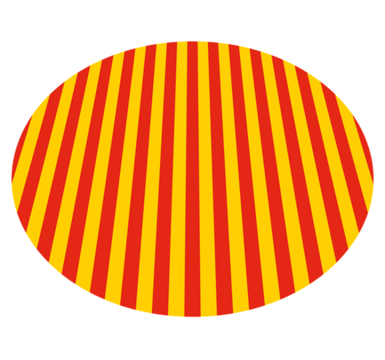 Vinlymatta randiga med livliga ränder - Tenstickers