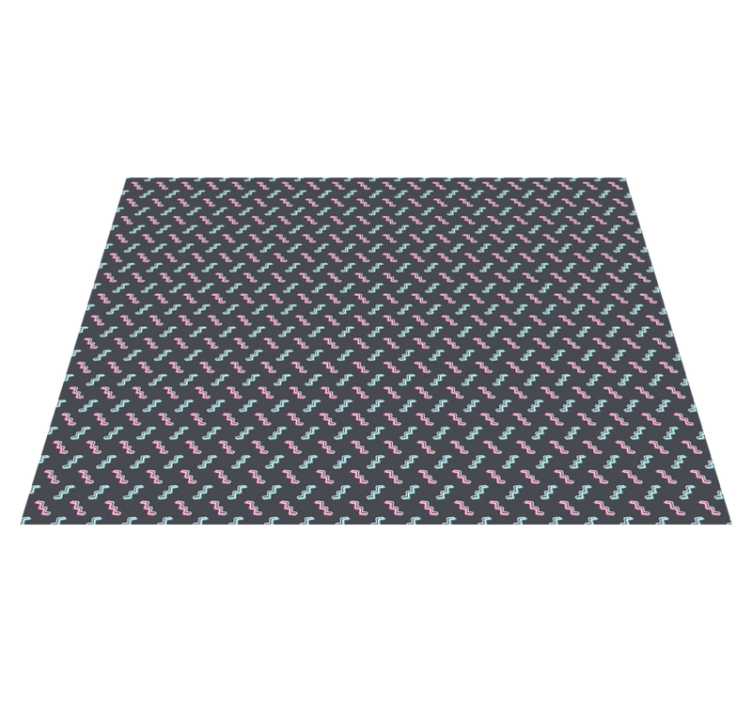 Zigzag abstrakt geometriskt mönster sovrum matta - Tenstickers