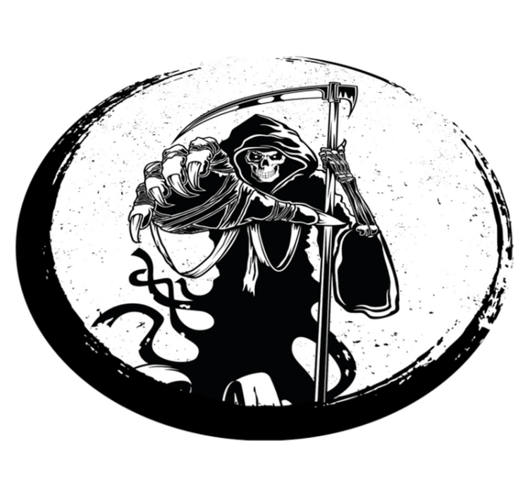 Ond silhuett original dekal halloween mattor - Tenstickers