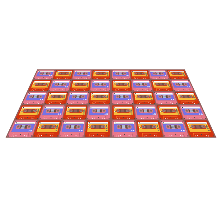 Retro kassettband Vinylmatta årgång - Tenstickers