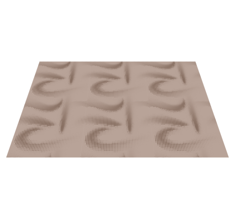 Skandinavisk design vinylmatta med prickmönster - Tenstickers