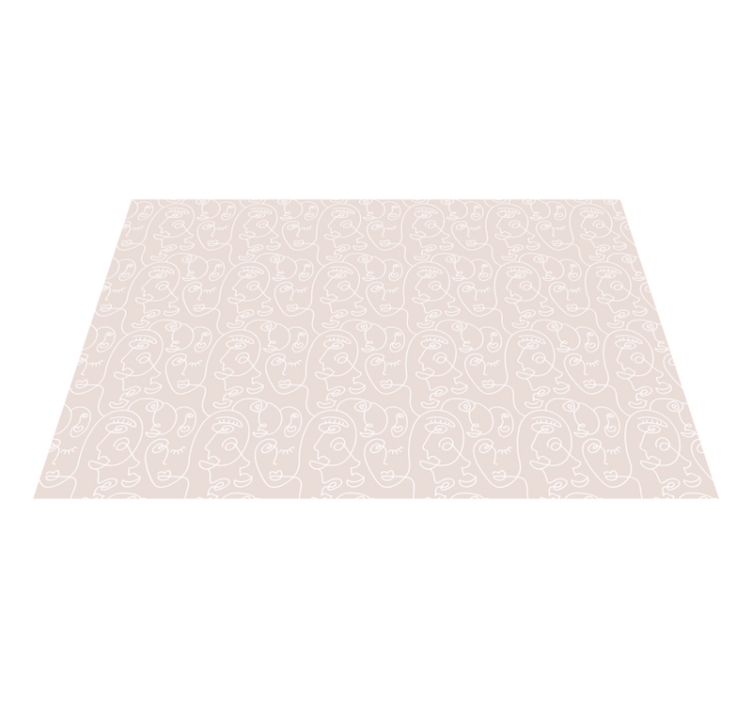 Rosa texturerad nordisk vinylmatta - Tenstickers