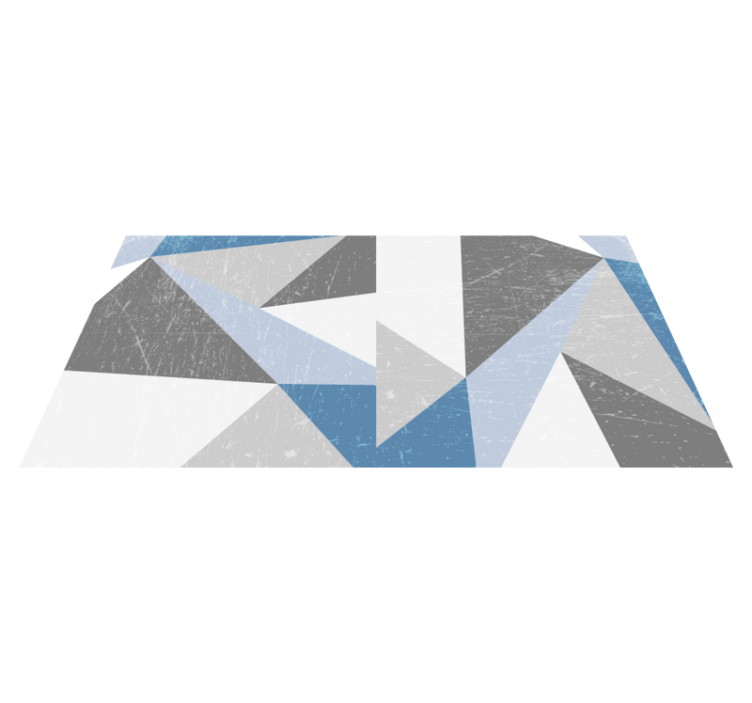 Geometriskt marmormönster Vinylmatta geometrisk - Tenstickers