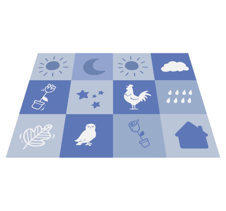 Barnkammare schackbräde Vinylmatta Barn - Tenstickers