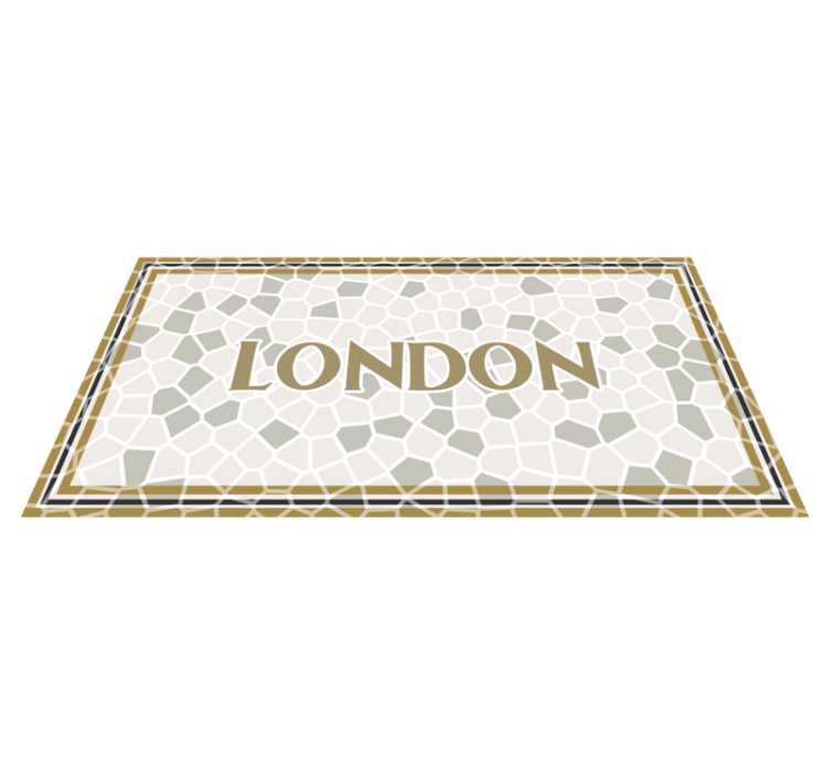 London mosaik Vinylmatta Mosaik - Tenstickers