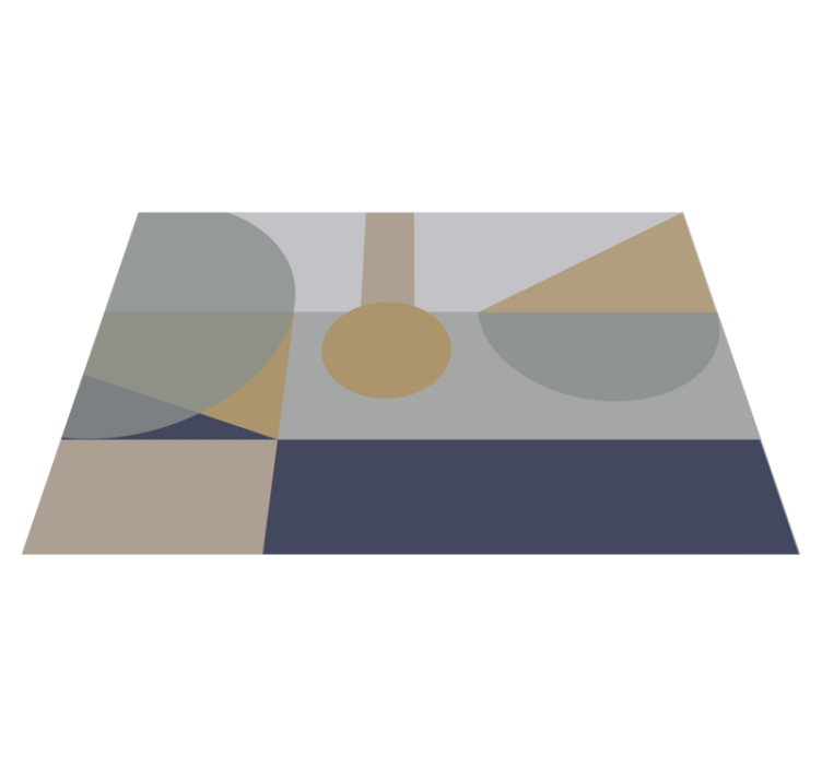 Bruna geometriska modern konst geometriska mattor - Tenstickers