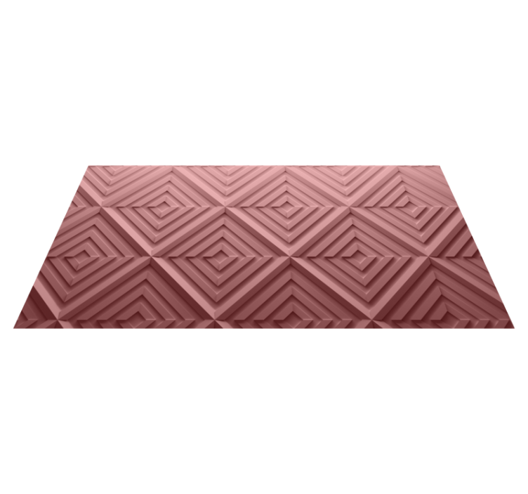 Chevron texturerad yta Vinylmatta geometrisk - Tenstickers