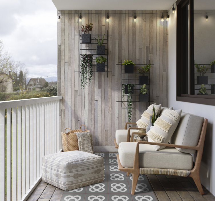 Matta pvc panot barcelona mosaik - Tenstickers