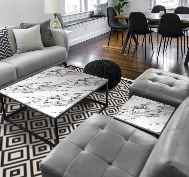 Mosaik matta mosaik golvplattor - Tenstickers