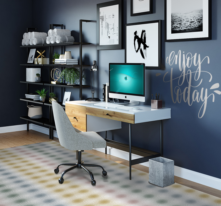 Mjuka pastelllinjer Vinylmatta Vardagsrum - Tenstickers