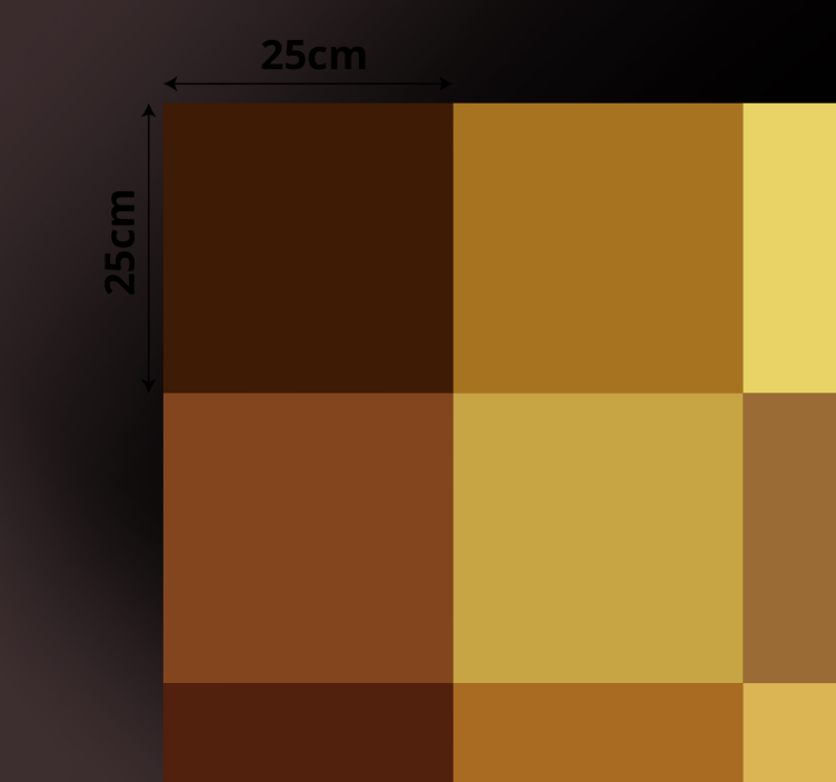 Blå skugga geometriska mattor - Tenstickers