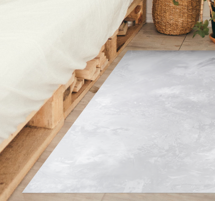 Ljusgrå betongsten vinylmatta - Tenstickers