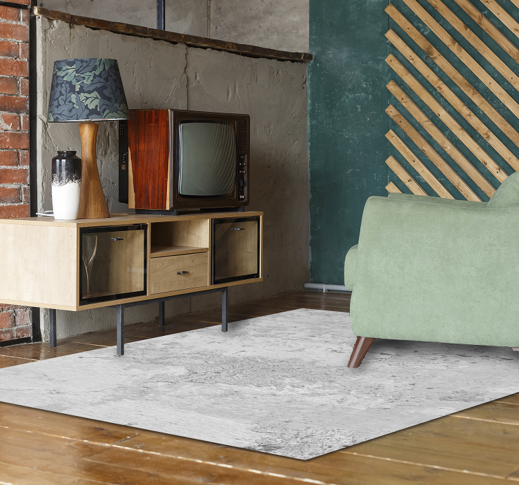 Fantastisk vit vinylmatta - Tenstickers