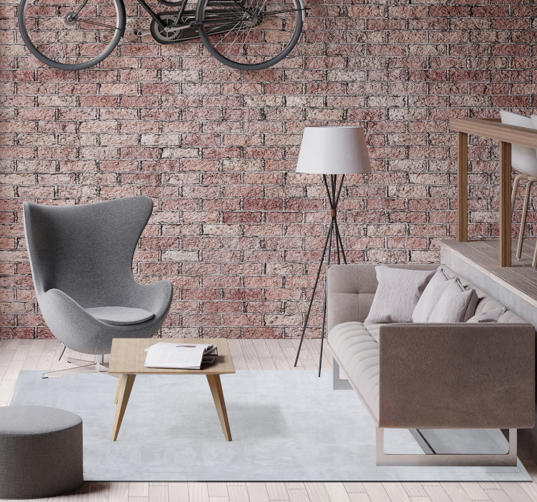 Cement textur sten vinyl matta - Tenstickers