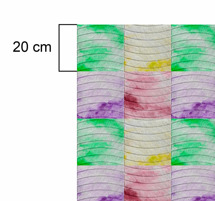 Ramblas kakel Vinylmatta Vardagsrum - Tenstickers