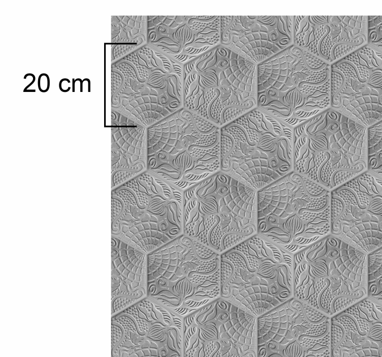 Gaudi-kakor är karakteristiska vinylmatta - Tenstickers