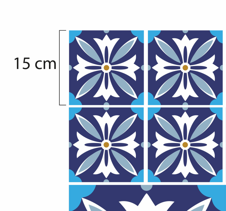 Mosaik helena runner mosaik golvplattor - Tenstickers