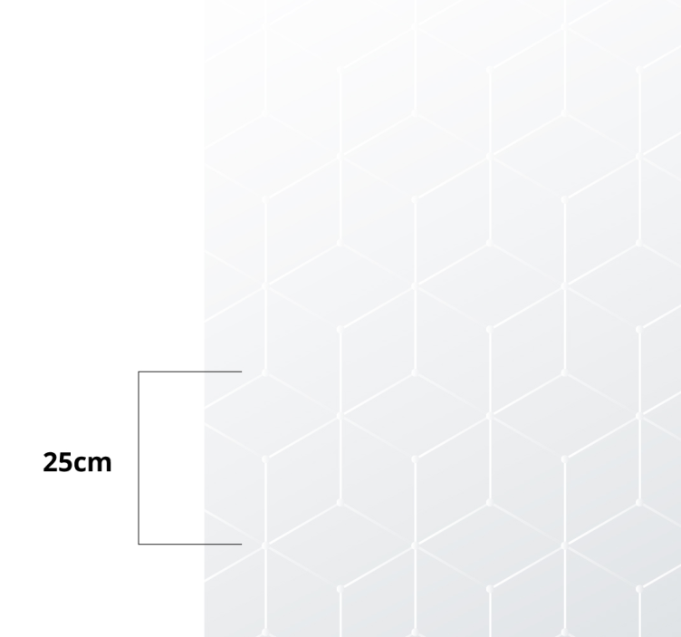 Geometrisk mönsteryta Vinylmatta kakeleffekt - Tenstickers