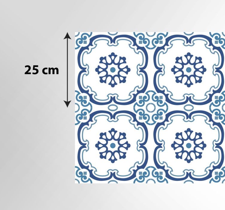 Portugisiskt kök vinyl matta - Tenstickers