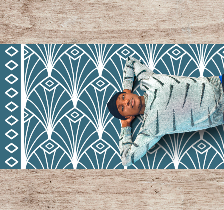 Art déco-mönster Andra Vinylmattor - Tenstickers