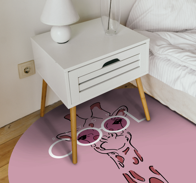 Cool giraff djur matta vinyl matta - Tenstickers