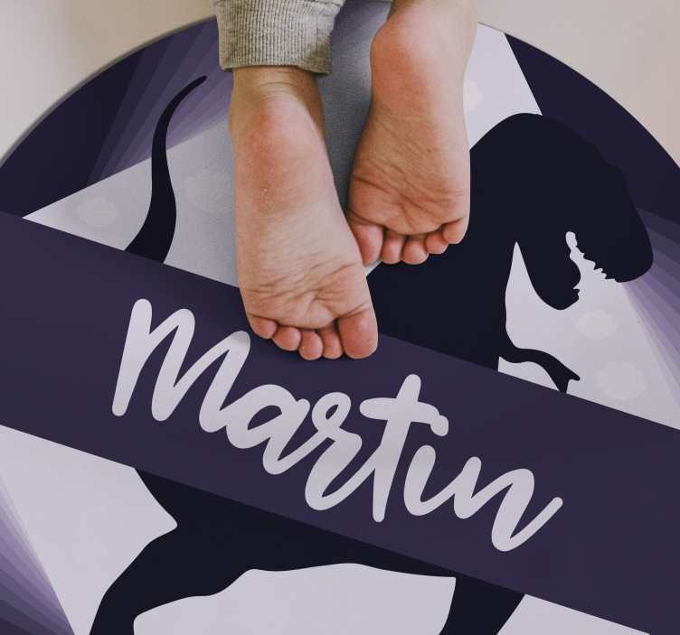 Velociraptor med namn Andra Vinylmattor - Tenstickers