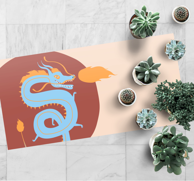 Drakeand Vinylmatta etnisk - Tenstickers