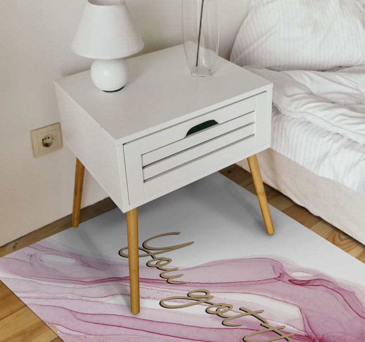 Du fick det här Vinylmattor med fraser - Tenstickers