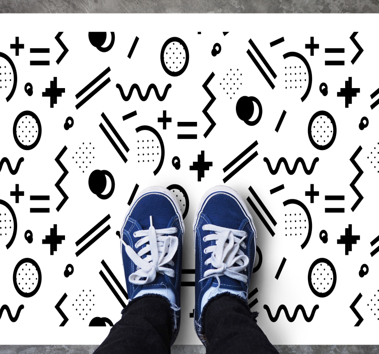 Dynamiskt mönsterspel Andra Vinylmattor - Tenstickers