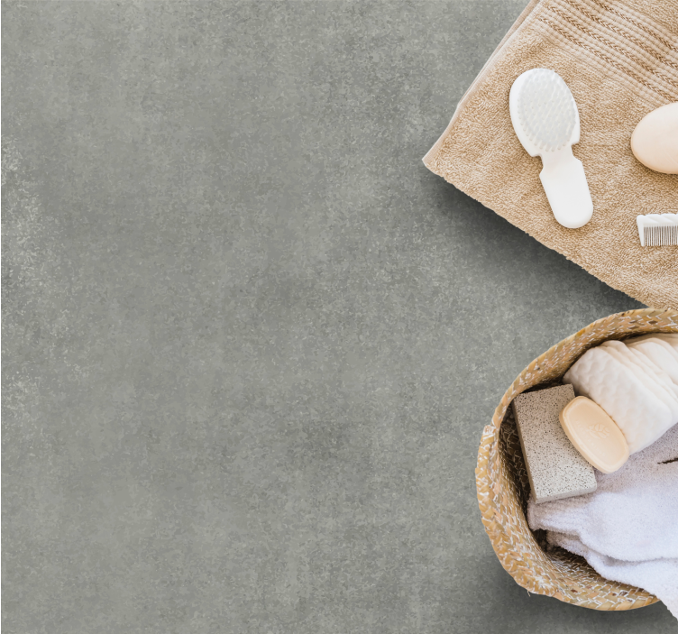 Elegant grå yta vinylmatta i marmor - Tenstickers