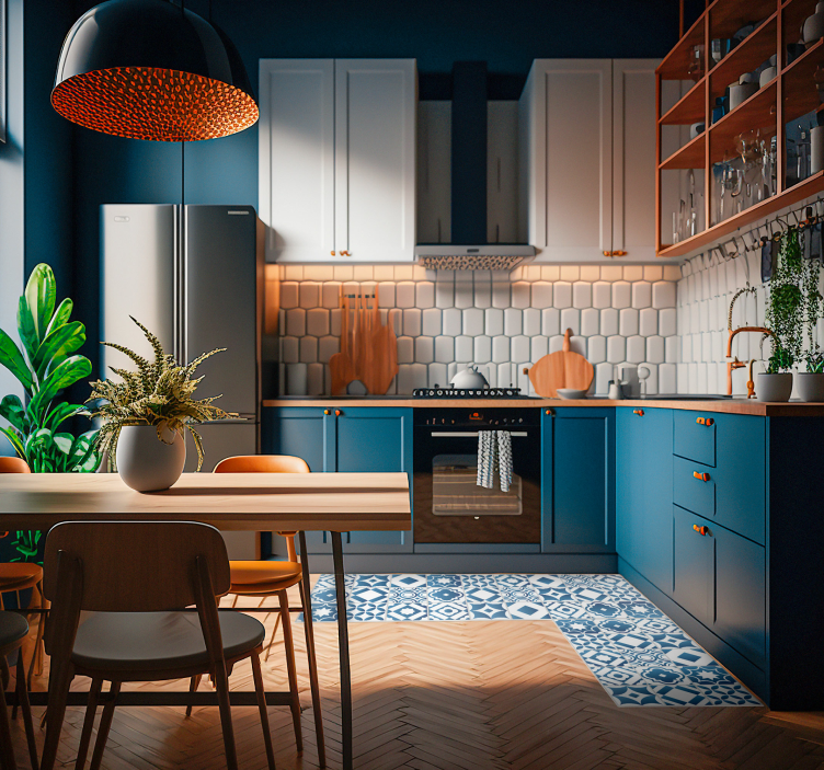 Eleganta kakel mattor i vinyl - Tenstickers