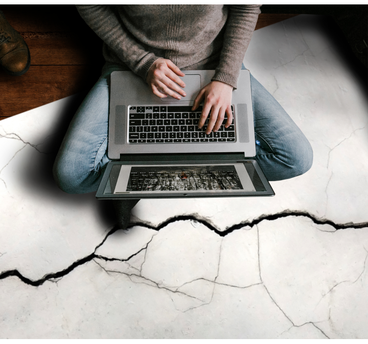 Fin grå sprickor bakgrund modern matta - Tenstickers