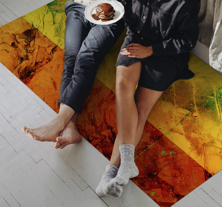 Flerfärgad avslappnad modern matta - Tenstickers