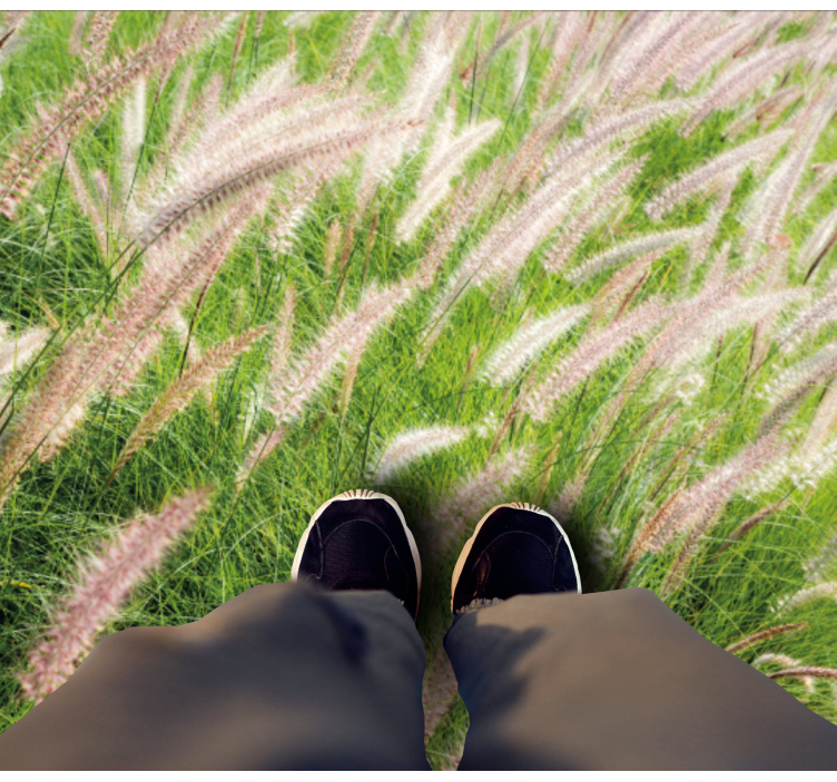 Frodig grönska Vinylmatta natur - Tenstickers