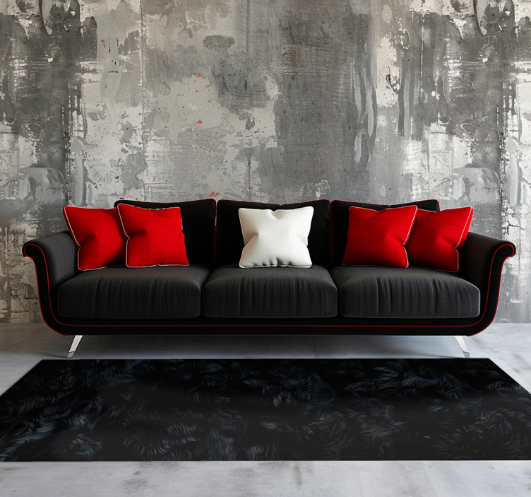 Fuer effekt Vinylmatta svart - Tenstickers