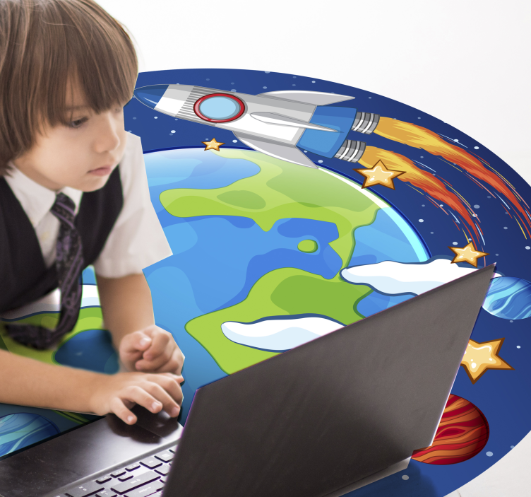 Galaxy barn original vinyl matta - Tenstickers