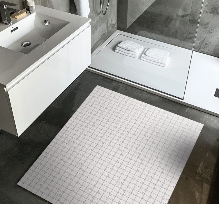 Gammal vit kakel vägg vardagsrum matta - Tenstickers